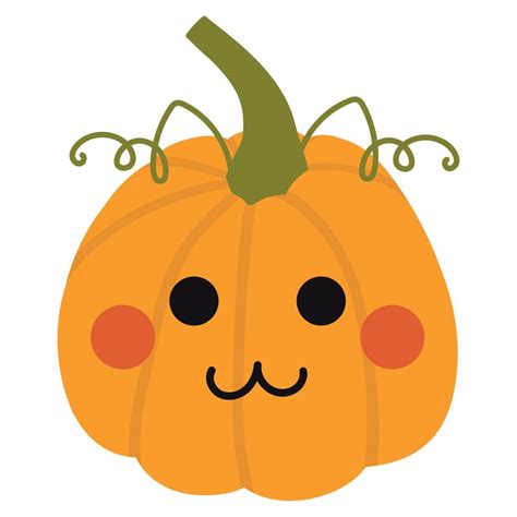 Linda Calabaza De Dibujos Animados Imagen Vectorial De Una Calabaza