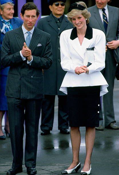 The Prince And Princess Of Wales During A Visit To Vancouver Canada She