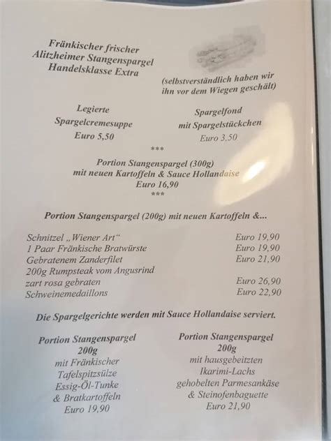 Speisekarte Von Restaurant Haus Am Park Rolf Br Ckner Bad Neustadt