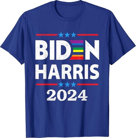 Joe Biden Kamala Harris Rainbow Gay Pride Lgbt Election T Shirt