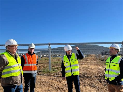 VISITAMOS LAS OBRAS DE INSTALACIÓN DE LAS PLANTAS FOTOVOLTAICAS