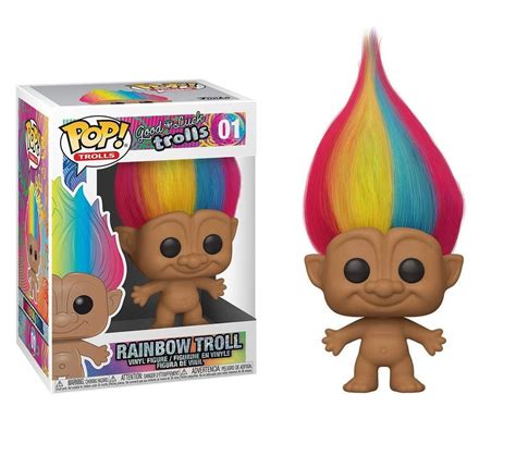 Rainbow Troll 01 Good Luck Trolls Funko Pop Trolls