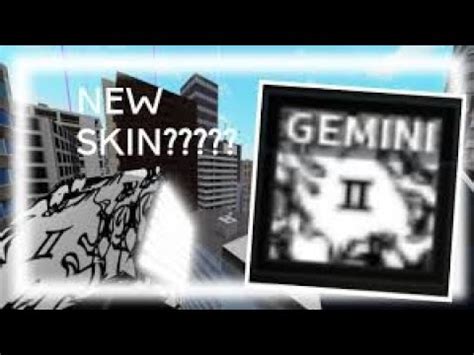 New Gemini Skin Code 3 4 Number ROBLOX PARKOUR YouTube