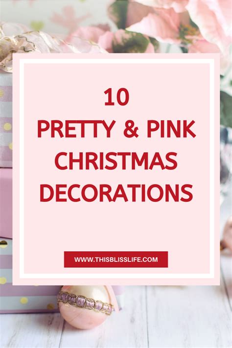 Gorgeous Pink Christmas Decorations Artofit