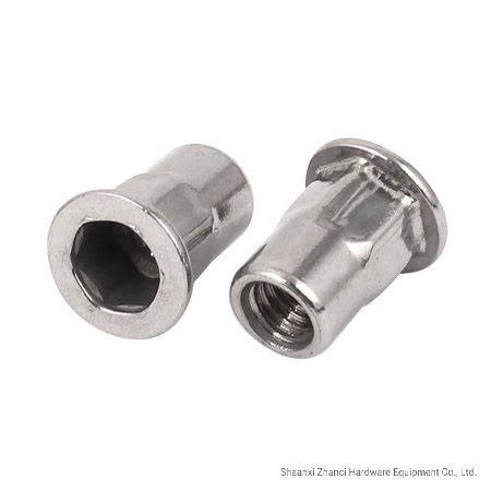 Stainless Steel Countersunk Head Half Hex Rivet Nut Rivet Nuts And