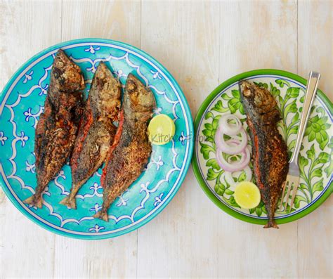 Mackerel Fish Fry With Goan Recheado Masala Recipe Kitchen Fables