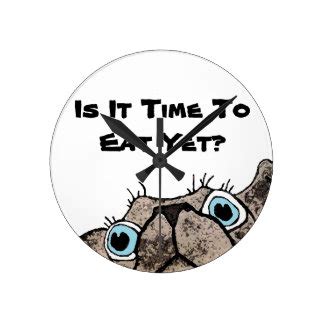 Time To Eat Wall Clocks | Zazzle