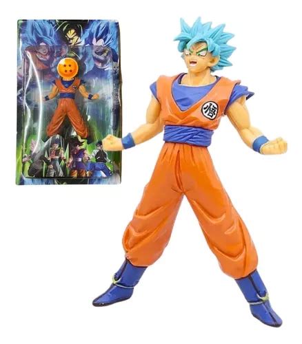 Figura Son Goku Blue Ultra Instinto Dragon Ball Super Pvc Mercadolibre