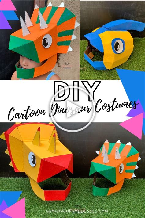 Diy Cardboard Dinosaur Costume Templates Artofit