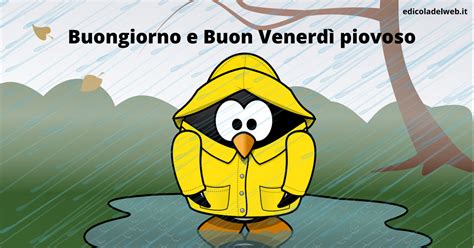 Buongiorno E Buon Venerd Piovoso Immagini Divertenti Nuove Immagini