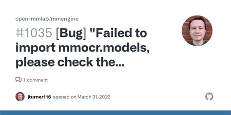 Bug Failed To Import Mmocr Models Please Check The Location Of The