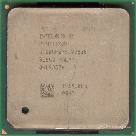 Intel Pentium 4 32 Ghz Northwood Ht Hardware Museum