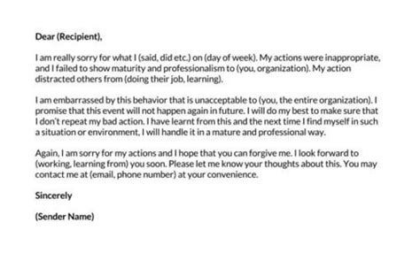 How To Start And End An Apology Letter 24 Perfect Examples