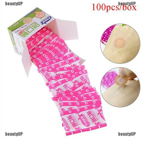 Beautyup 100pcsbox Mini Round Disposable Medical Adhesive Bandage Band