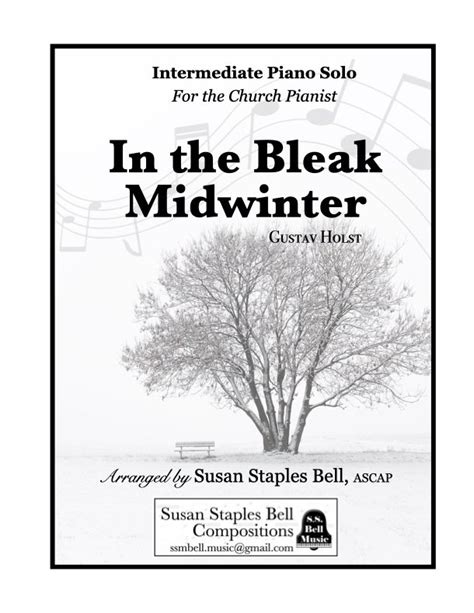 In The Bleak Midwinter Intermediate Solo For The Church Pianist