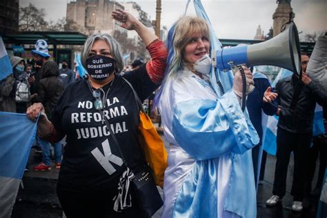 Las Fotos De La Marcha Contra La Reforma Judicial Poca Concurrencia