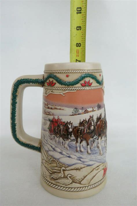 Budweiser American Homestead Holiday Ceramarte Brazil Etsy