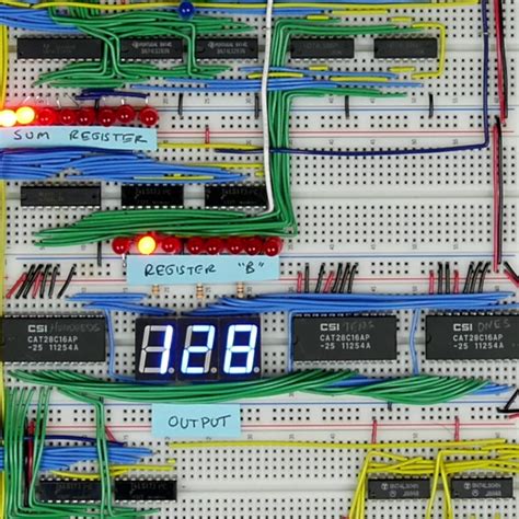 8 Bit Computer Breadboard : Ben Eater 8 Bit Breadboard Computer Sap1 - Building an 8 bit ...