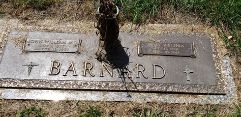 Dr John William Bill” Barnard Sr 1935 1991 Memorial Find A Grave