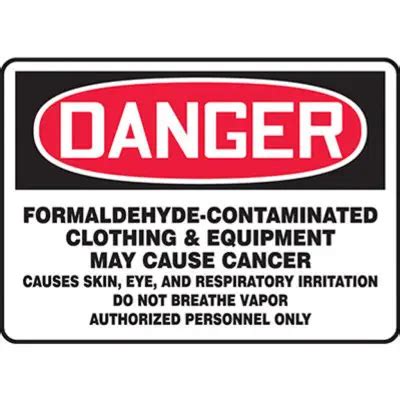 Formaldehyde Danger