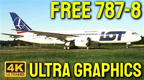 The BEST FREEWARE MOD BOEING 787 For Microsoft Flight Simulator 2020