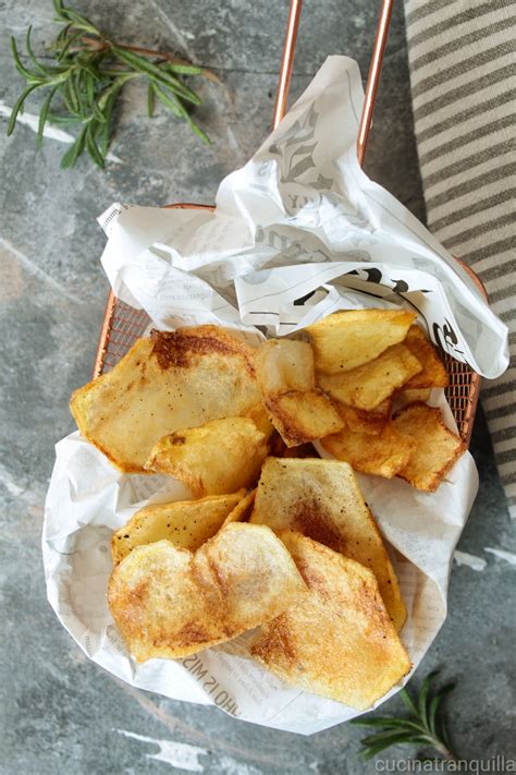 Chips Di Patate Croccanti Cucinatranquilla