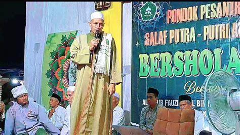 Ceramah Habib Fauzi Rizal Al Munawar Di Ponpes Al Miftah Donosari