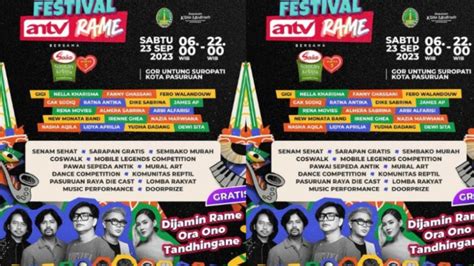 Jadwal Program Antv Sabtu September Saksikan Keseruan Kangen Joget