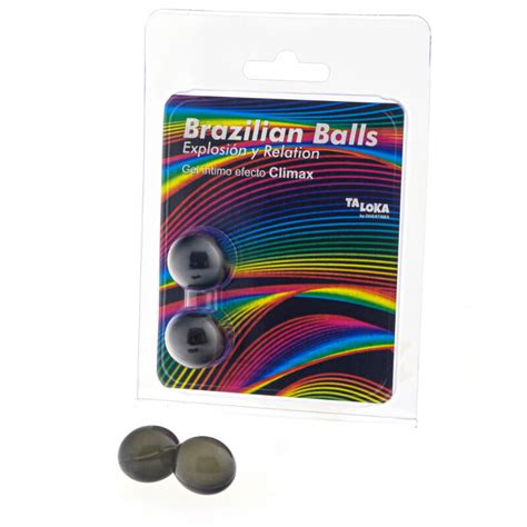 TALOKA BRAZILIAN BALLS GEL EXCITANTE EFECTO CLIMAX 2 BOLAS Asisex