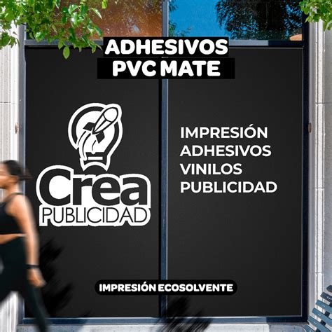 Adhesivo Pvc Mate Imprenta Digital Y Offset En Santiago