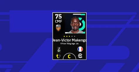 Estatísticas de Jean Victor Makengo no eFootball 2022