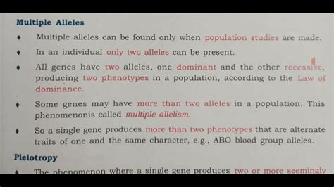 Plus 2 Chapter 3 Codominance Multiple Alleles Abo Blood Grouping