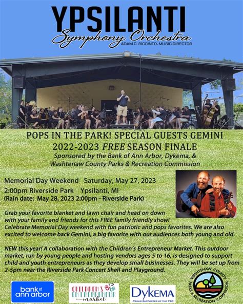 Ypsilanti Symphony Orchestra | Community Symphony Orchestra based in Ypsilanti, Michigan