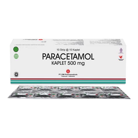 Paracetamol Strips And Blister Pim Pharmaceuticals