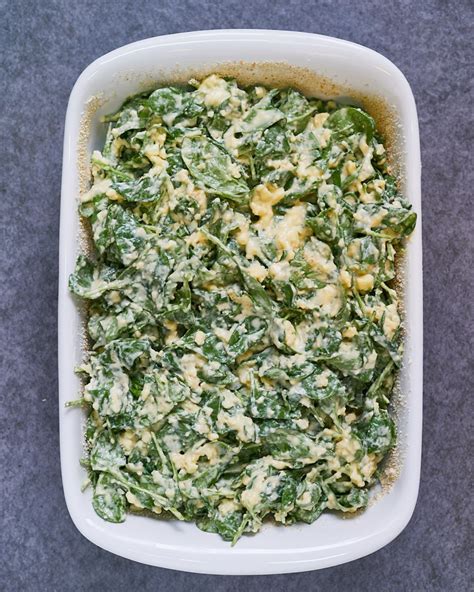 Cheese & Creamy Spinach Casserole - Delice Recipes