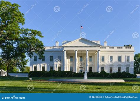 Het Witte Huis Washington DC Verenigde Staten Stock Afbeelding