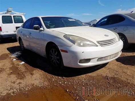 Report JTHBF30GX20012129 LEXUS ES300 2002 SILVER GAS - price and damage ...
