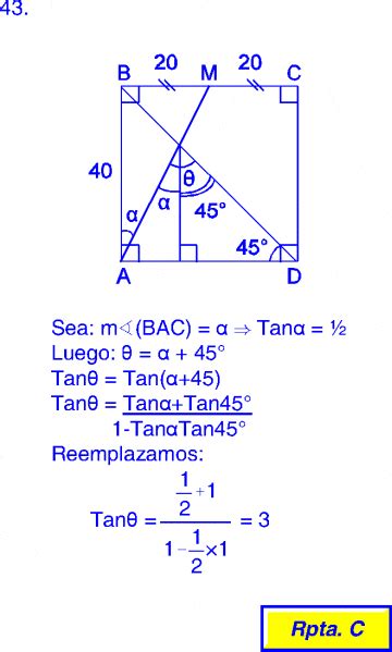 Trigonometr A Admisi N Universidad San Marcos Preguntas Resueltas Deco