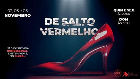 Peça De Salto Vermelho