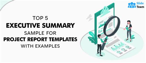 Top Executive Summary Sample For Project Report Templates