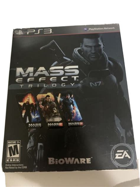 Mass Effect Trilogy Sony Playstation 3 2012 For Sale Online Ebay