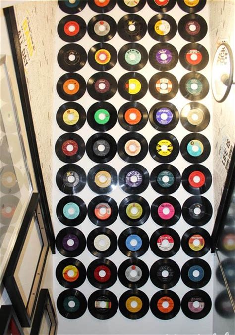 28 Awesome Projects Made From Old Records Diy To Make Record Wall