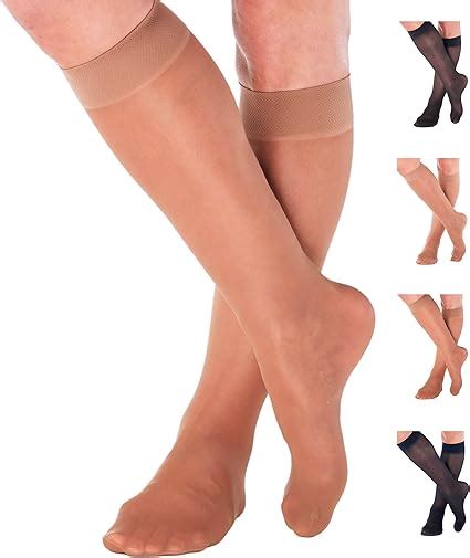 Absolute Support Made In Usa Knee Hi Compression Stockings Women 8 15mmhg For