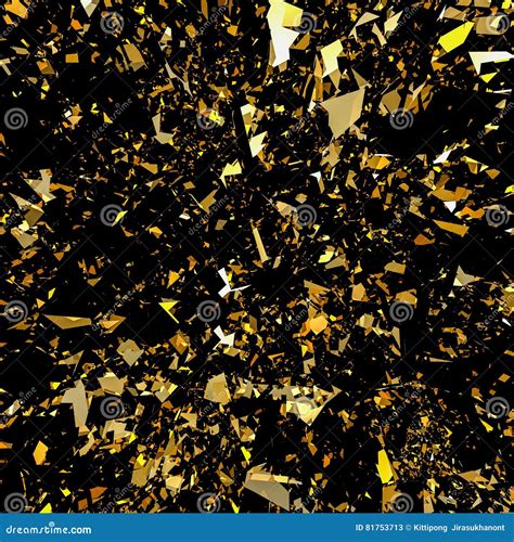 Gold Flake Glitter Background Stock Illustration Illustration Of