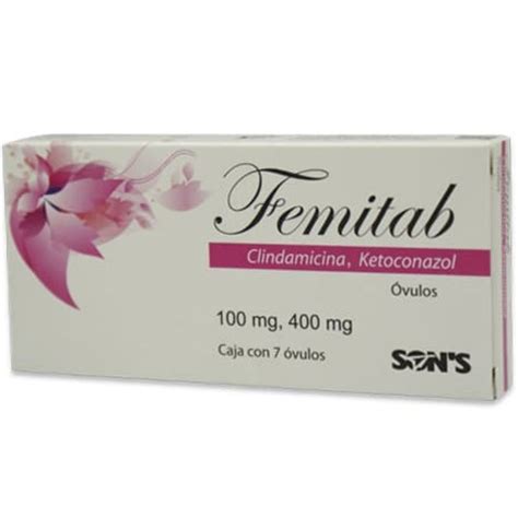 Clindamicina Ketoconazol 100 Mg400 Mg Ovulos Con7 Femeninasitabletas