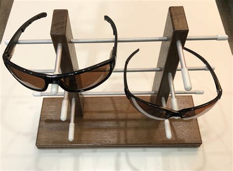 Sunglasses Display Wooden Glasses Rack Etsy