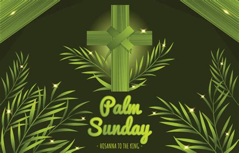 Happy Palm Sunday 4577102 Vector Art At Vecteezy