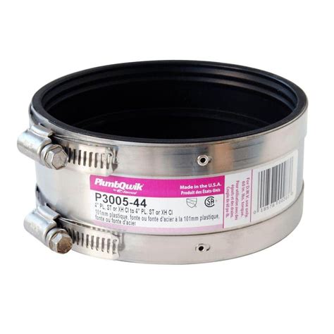 Fernco Proflex In Neoprene Shielded Coupling P The Home Depot