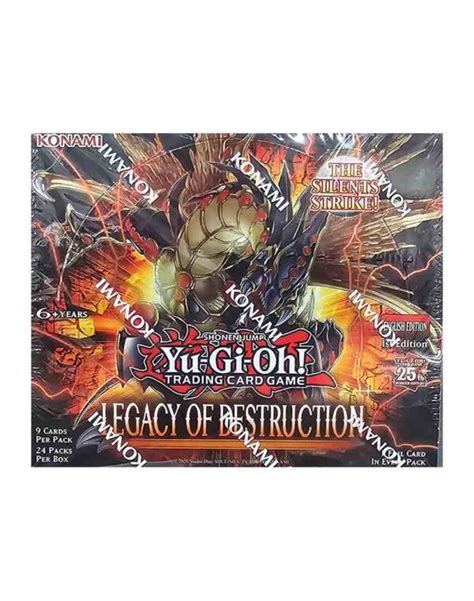 Yu Gi Oh TCG Legacy Of Destruction 1st Ed Booster Box Diggaz Trading