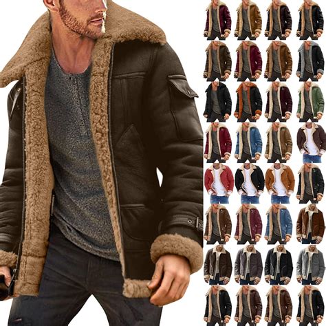 Winter Coat For Men Mens Suede Sherpa Lined South Africa Ubuy